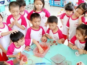 Mầm non Họa Mi - Khó đạt phổ cập mầm non