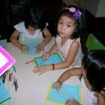 truong mam non hoa mi cung lam thiep sinh nhat tang ban 6