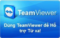 Trường mầm non Họa Mi - Bước 1: Nhấn vào biểu tượng này để tải phần mềm TeamViewer về máy tính