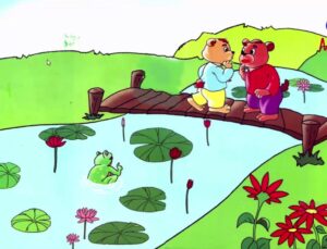 Gấu qua cầu | Bài thơ Gấu qua cầu