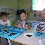 Hình ảnh học tập, vui chơi của các bé khối Mẫu giáo