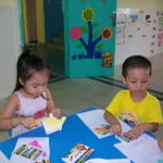 Hình ảnh học tập, vui chơi của các bé khối Mẫu giáo