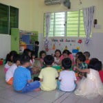 Hình ảnh học tập, vui chơi của các bé khối Mẫu giáo