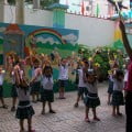 Trường mầm non Họa Mi: Thể dục buổi sáng – Hoạt động hè 2015