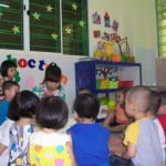 Hoạt động của bé ở Trường mầm non Họa Mi tháng 10/2015