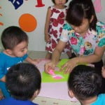 Hoạt động của bé ở Trường mầm non Họa Mi tháng 10/2015