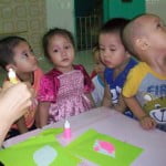Hoạt động của bé ở Trường mầm non Họa Mi tháng 10/2015