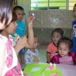 Hoạt động của bé ở Trường mầm non Họa Mi tháng 10/2015