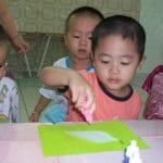 Hoạt động của bé ở Trường mầm non Họa Mi tháng 10/2015