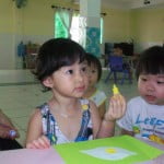 Hoạt động của bé ở Trường mầm non Họa Mi tháng 10/2015