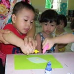 Hoạt động của bé ở Trường mầm non Họa Mi tháng 10/2015