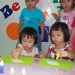 Hoạt động của bé ở Trường mầm non Họa Mi tháng 10/2015