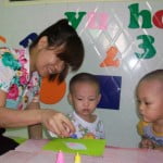 Hoạt động của bé ở Trường mầm non Họa Mi tháng 10/2015