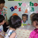 Hoạt động của bé ở Trường mầm non Họa Mi tháng 10/2015