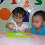 Hoạt động của bé ở Trường mầm non Họa Mi tháng 10/2015