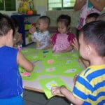 Hoạt động của bé ở Trường mầm non Họa Mi tháng 10/2015