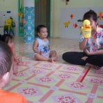Hoạt động của bé ở Trường mầm non Họa Mi tháng 10/2015