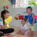 Hoạt động của bé ở Trường mầm non Họa Mi tháng 10/2015