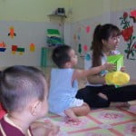 Hoạt động của bé ở Trường mầm non Họa Mi tháng 10/2015