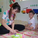 Hoạt động của bé ở Trường mầm non Họa Mi tháng 10/2015