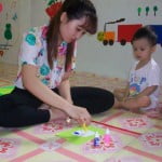 Hoạt động của bé ở Trường mầm non Họa Mi tháng 10/2015