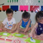 Hoạt động của bé ở Trường mầm non Họa Mi tháng 10/2015