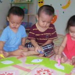 Hoạt động của bé ở Trường mầm non Họa Mi tháng 10/2015