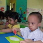 Hoạt động của bé ở Trường mầm non Họa Mi tháng 10/2015