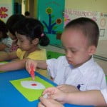 Hoạt động của bé ở Trường mầm non Họa Mi tháng 10/2015