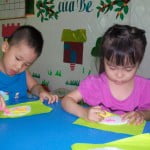 Hoạt động của bé ở Trường mầm non Họa Mi tháng 10/2015