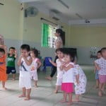 Hoạt động của bé ở Trường mầm non Họa Mi tháng 10/2015