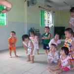 Hoạt động của bé ở Trường mầm non Họa Mi tháng 10/2015