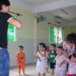 Hoạt động của bé ở Trường mầm non Họa Mi tháng 10/2015