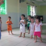 Hoạt động của bé ở Trường mầm non Họa Mi tháng 10/2015