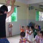 Hoạt động của bé ở Trường mầm non Họa Mi tháng 10/2015