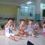 Hoạt động của bé ở Trường mầm non Họa Mi tháng 10/2015