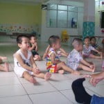 Hoạt động của bé ở Trường mầm non Họa Mi tháng 10/2015