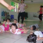 Hoạt động của bé ở Trường mầm non Họa Mi tháng 10/2015