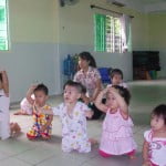 Hoạt động của bé ở Trường mầm non Họa Mi tháng 10/2015