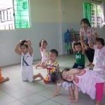 Hoạt động của bé ở Trường mầm non Họa Mi tháng 10/2015