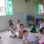 Hoạt động của bé ở Trường mầm non Họa Mi tháng 10/2015