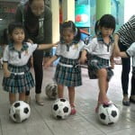 Hình ảnh Chương trình bóng đá & hoạt động thiện nguyện 2015