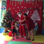 Bé đón Giáng sinh 2015 tại trường mầm non Họa Mi - Noel 2015