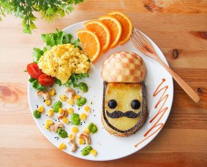 Trường mầm non Họa Mi thông báo thực đơn 01/2016 của bé