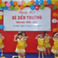 Hình ảnh hoạt động của các bé trong ngày hội “ Bé đến trường” năm học 2016 - 2017