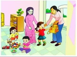 Bài thơ Bạn mới, Bạn mới đến trường