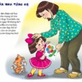 Dán Hoa Tặng Mẹ | Hình ảnh Bài thơ Dán Hoa Tặng Mẹ
