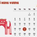Ngày nghỉ lễ giỗ tổ Hùng Vương 2021