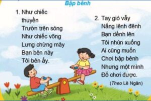 Bập bênh | Bài thơ Bập bênh (Lê Ngân)