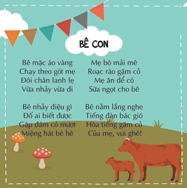 Bê Con | Bài Thơ Bê Con (Nguyễn Lãm Thắng, Giấc Mơ Buổi Sáng 2017)
